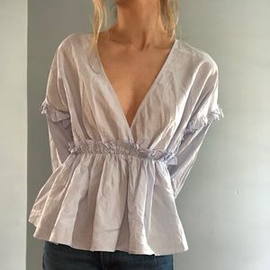 Zara 100% cotton blouse S